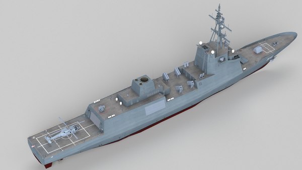 Navy frigate ffg x 3D model - TurboSquid 1570940