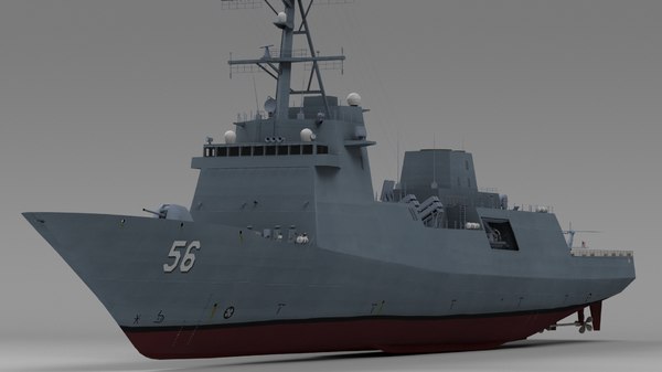 Navy frigate ffg x 3D model - TurboSquid 1570940