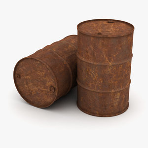 3D rust barrels