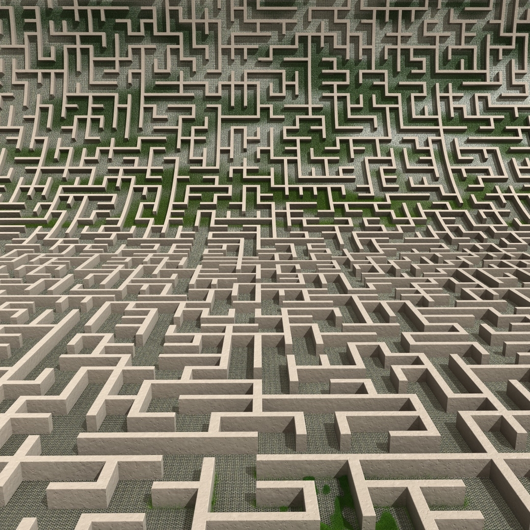 Labyrinth maze landscape 3D model - TurboSquid 1570991