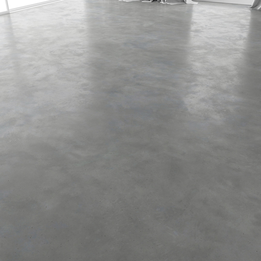 Polished concrete floor 3D model - TurboSquid 1571122