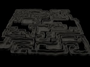 labyrinth maze 3D model