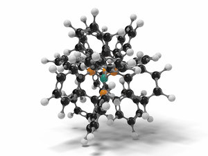 tpp palladium 0 molecule 3D model