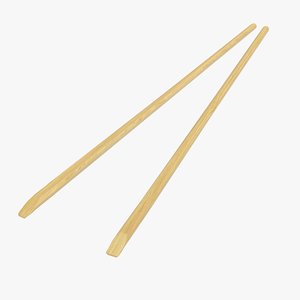 wooden stick chopstick model