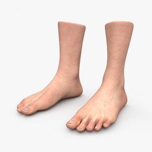 3D foot male
