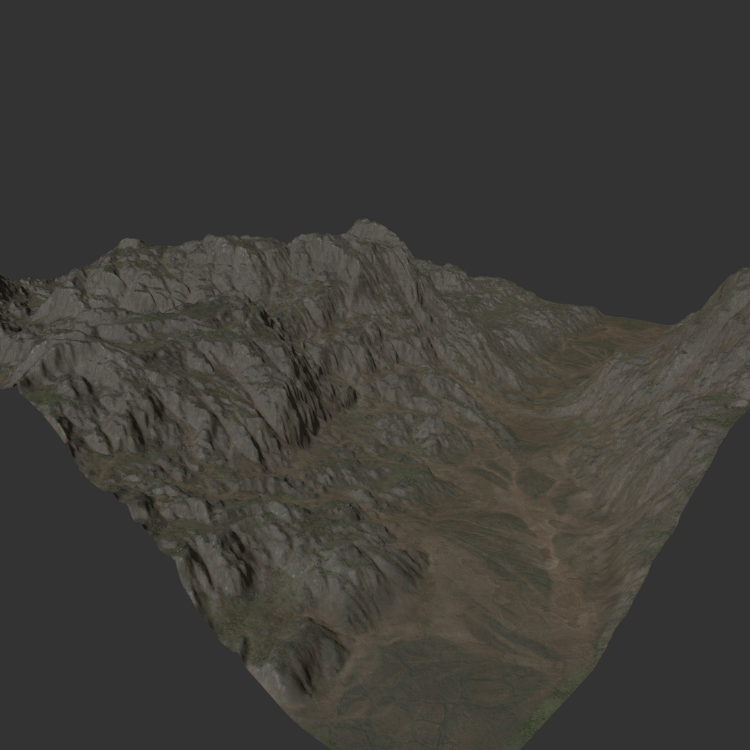 Rocky terrain 3D model - TurboSquid 1571672