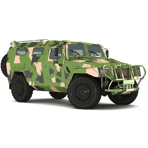military vehicle 3D model