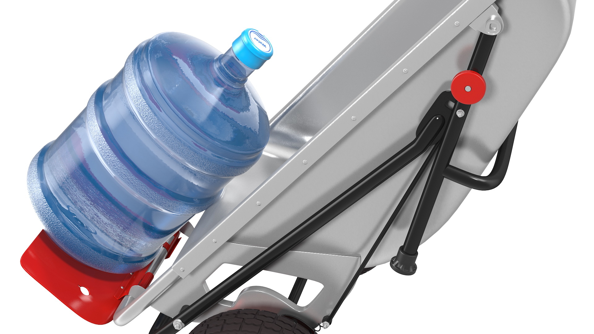 Garden Cart with 5 Gallon Water Bottle3D模型 - TurboSquid 1571934