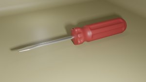 3D screwdriver tool model