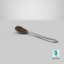 steel spoon pepper 3D model