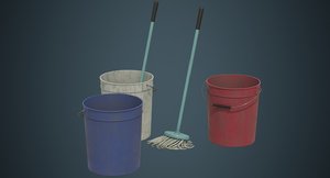 3D bucket mop contains 1b