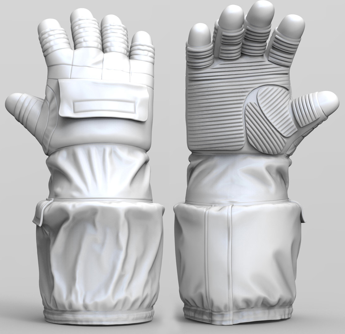 3D astronaut gloves TurboSquid 1570615