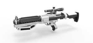 3D blaster rifle