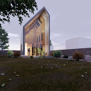 3D family house 4