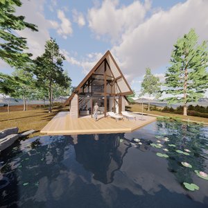 lake house 2 3D model