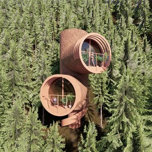 3D tree house 2