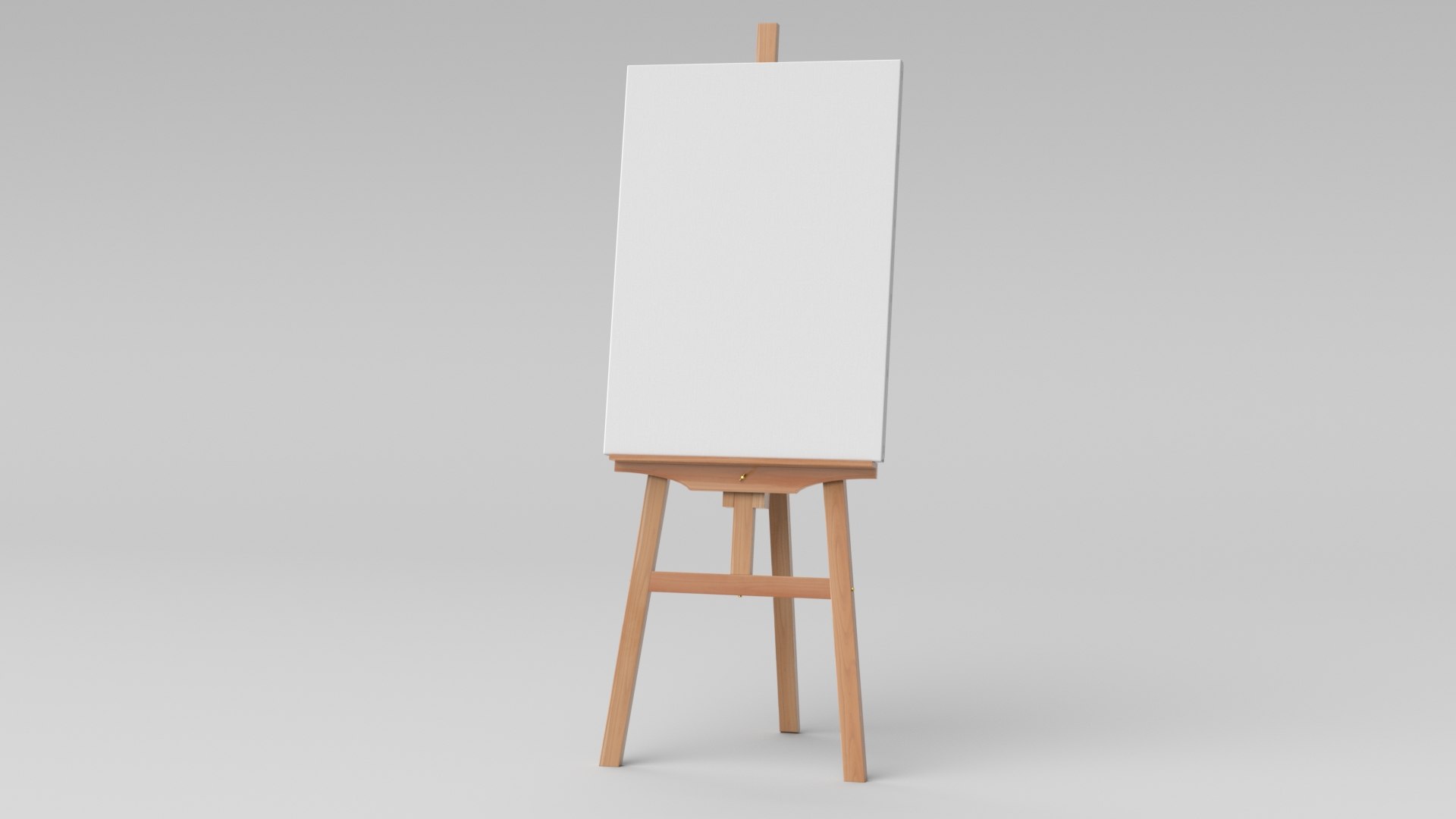 Easel canvas 3D model TurboSquid 1572505
