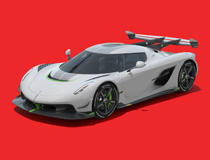 corona automotive car 3D model