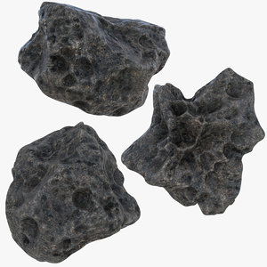 asteroid scanline ready 3D model