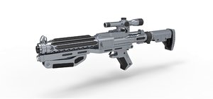 blaster rifle 3D model
