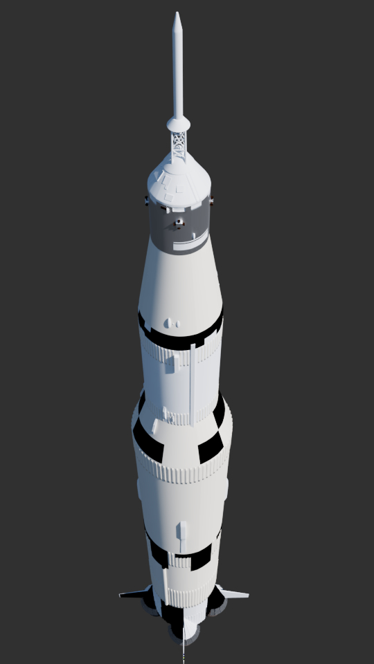 saturn v3d模型