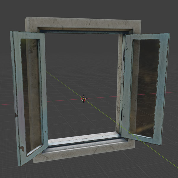 3D old window