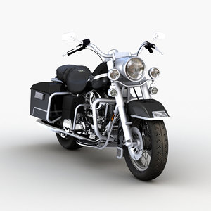 3D harley davidson motorcycle