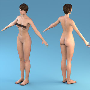 character female 3D model