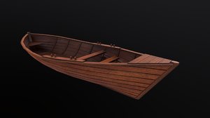 3D boat watercraft ship model