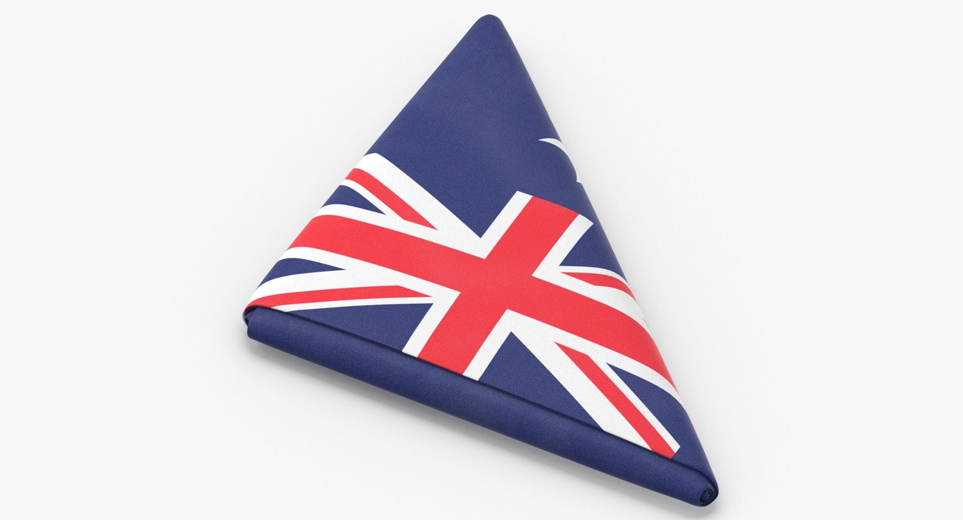 Flag folded triangle australia 3D model TurboSquid 1573473