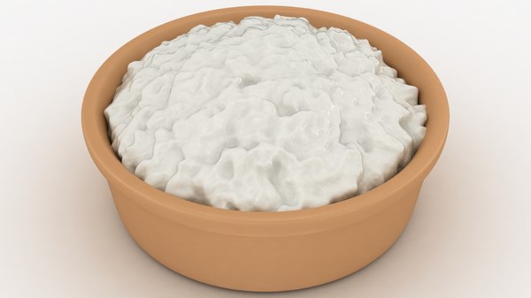 Cottage Cheese 3d Turbosquid 1572090