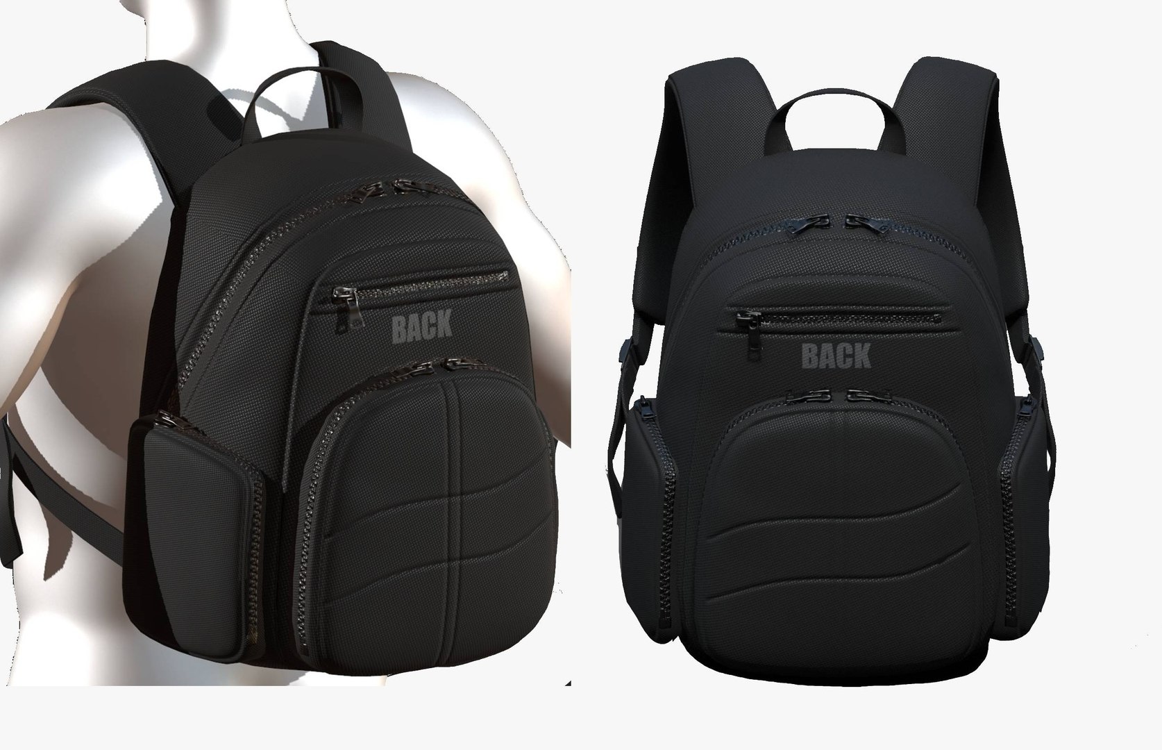 3D model bag backpack TurboSquid 1573643