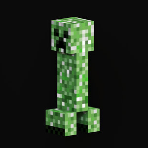 creepers mobs minecraft 3D model