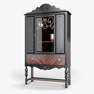 china cabinet 3D