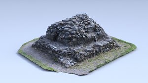 3D castle ruins