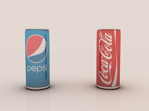 cans drinks 3D model