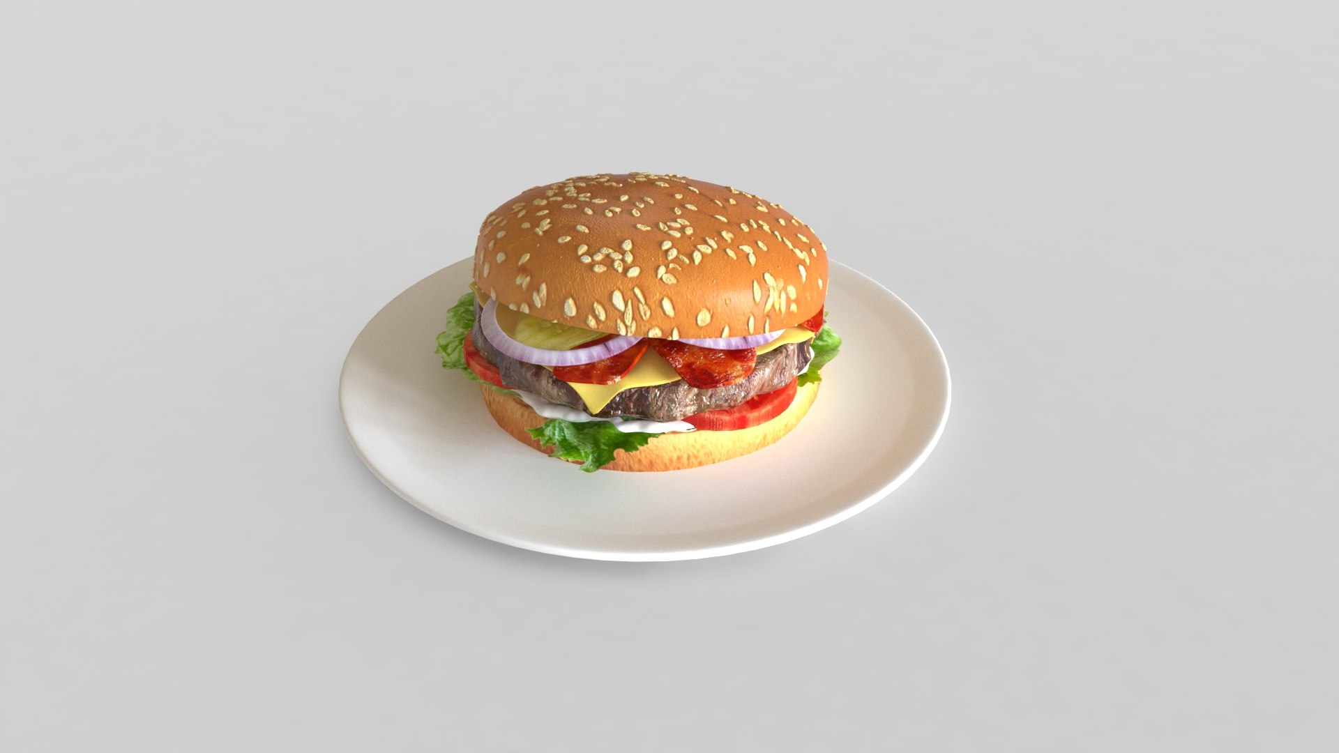cheeseburger deluxe3d模型 - turbosquid 1574230