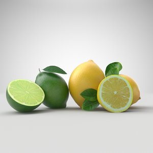 lemon lime 3D model