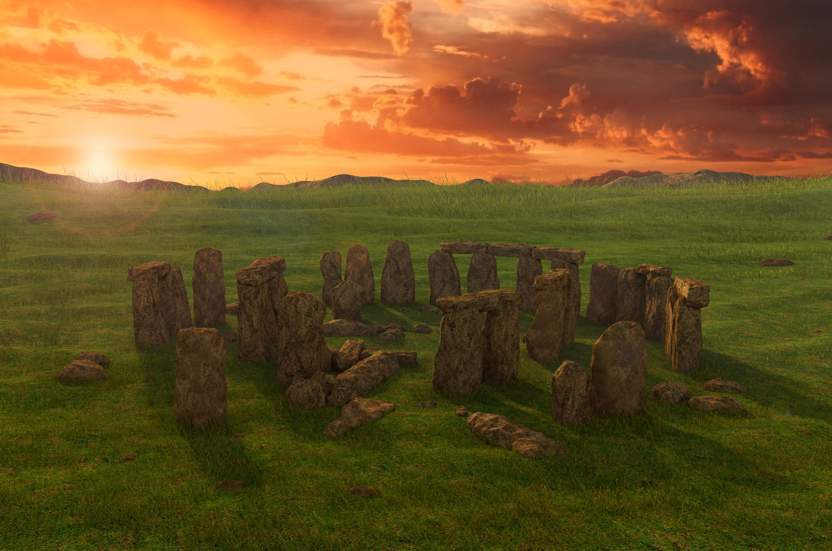 3D Historic Stonehenge Stones - TurboSquid 1574411