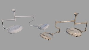 3D surgical lighting model
