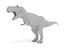 3D model tyrannosaurus rex rigged