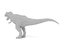 3D model tyrannosaurus rex rigged