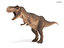 tyrannosaurus rex fur rigged model