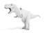 tyrannosaurus rex fur rigged model