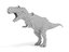tyrannosaurus rex fur rigged model