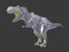 tyrannosaurus rex fur rigged model