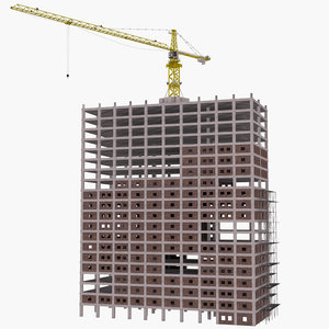 construction building 3D model
