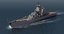 3D warships class destroyer cruiser