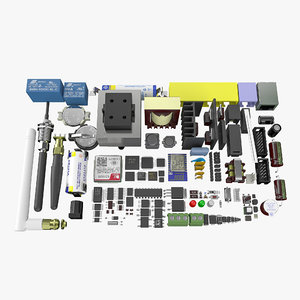 3D electronic components