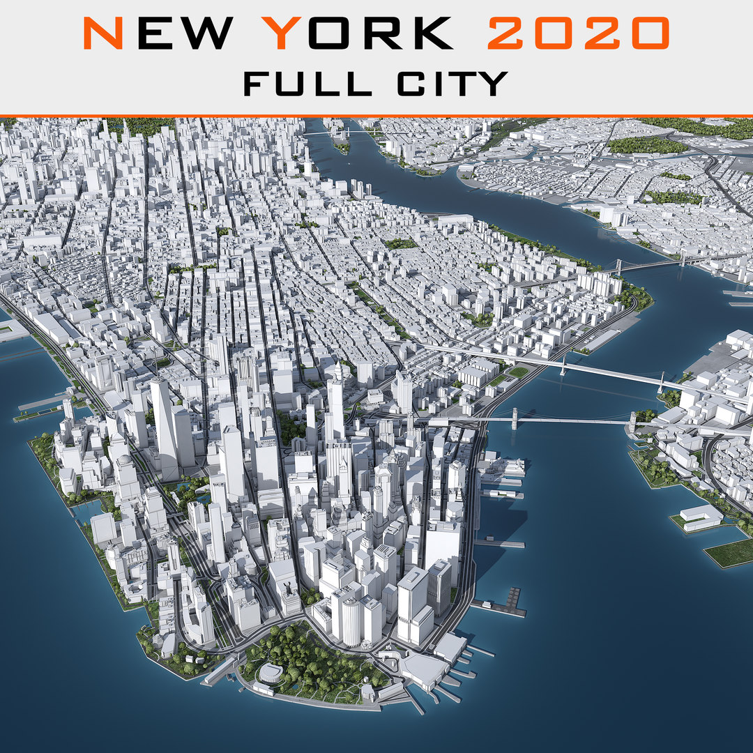 3d model new york cityscape